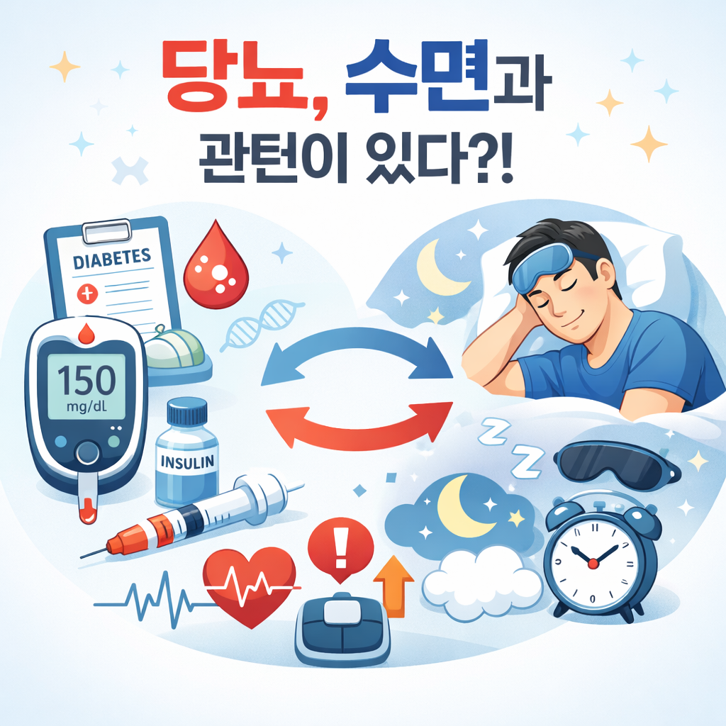 당뇨, 수면과 관련이 있다고?!